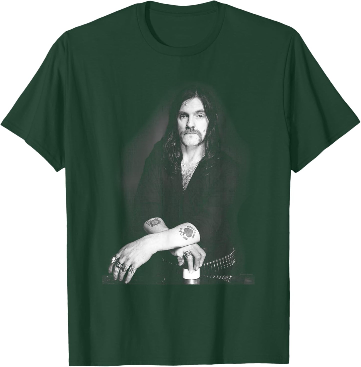 Motorhead Frontman Lemmy Kilmister By Simon Fowler T-Shirt - T-Shirt | Forest