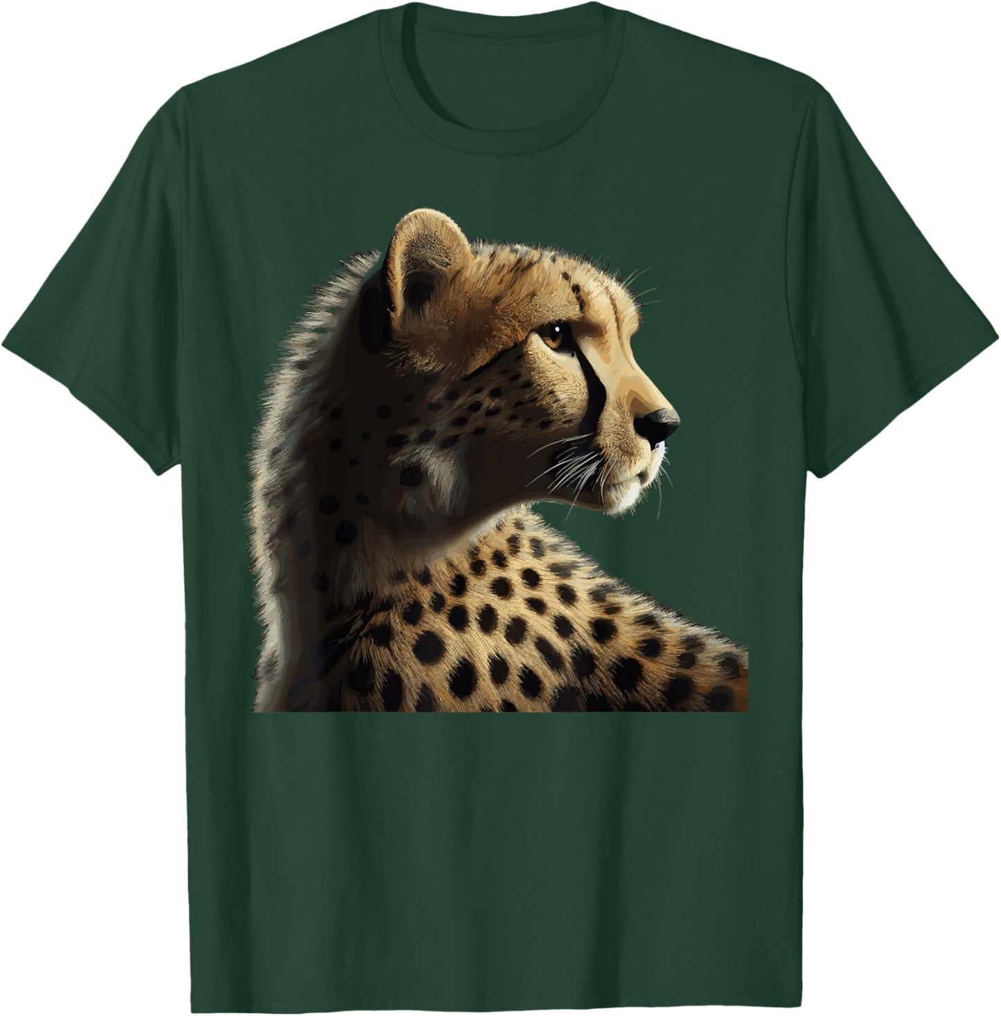 Leopard Cheetah Tiger Leopard Face Lion Cat Men Women Kids T-Shirt - T-Shirt | Forest