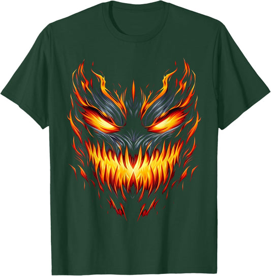 Jack o Lantern Scary Pumpkin Halloween Men Boys Kids T-Shirt - T-Shirt | Forest