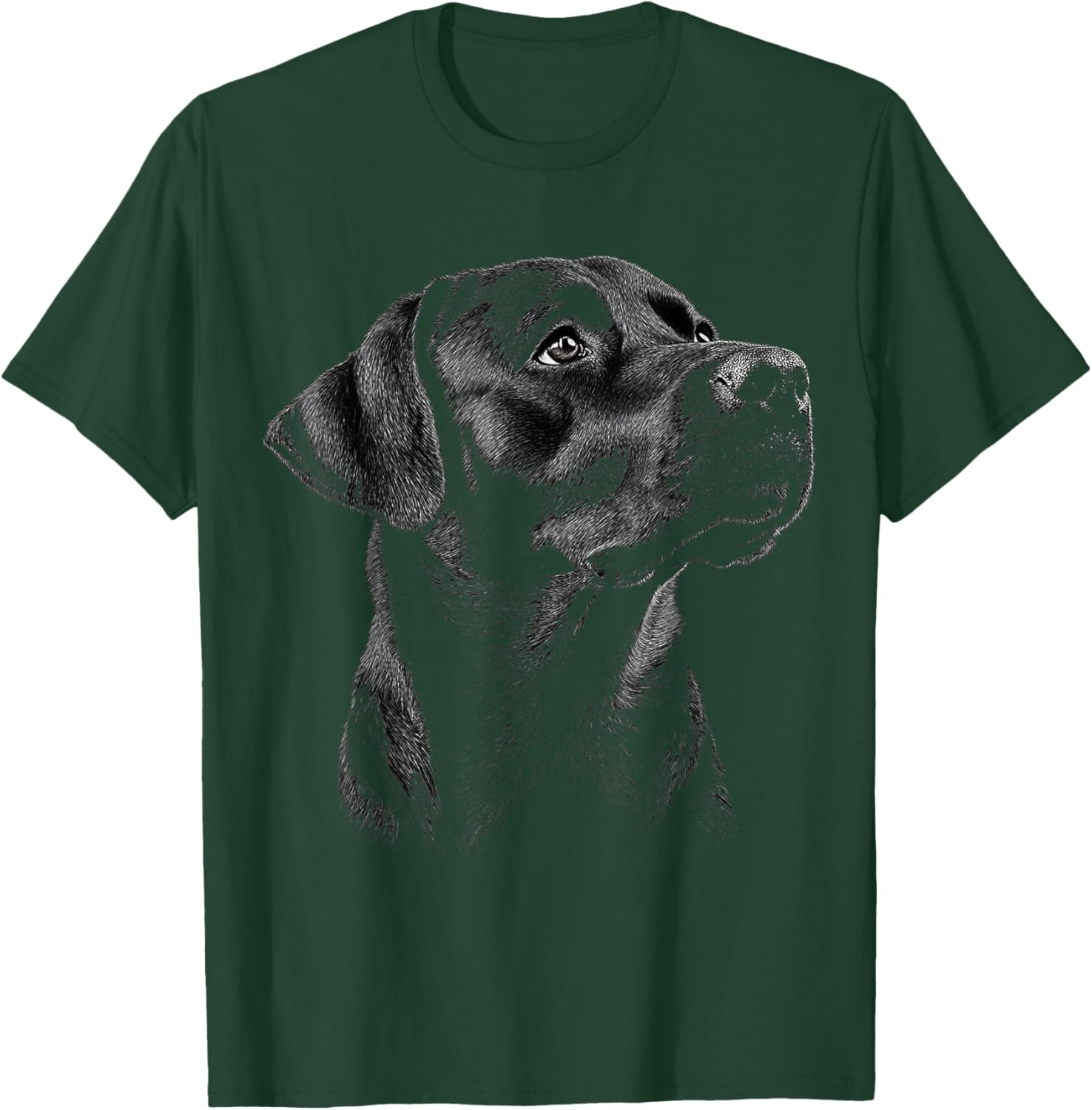Labrador Retriever Dog Motif Pet Artwork Labrador Retriever Men Women Kids T-Shirt - T-Shirt | Forest