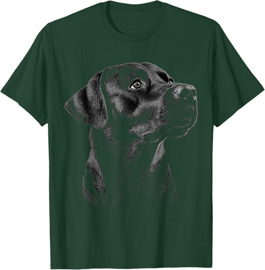 Labrador Retriever Dog Motif Pet Artwork Labrador Retriever Men Women Kids T-Shirt - T-Shirt | Forest