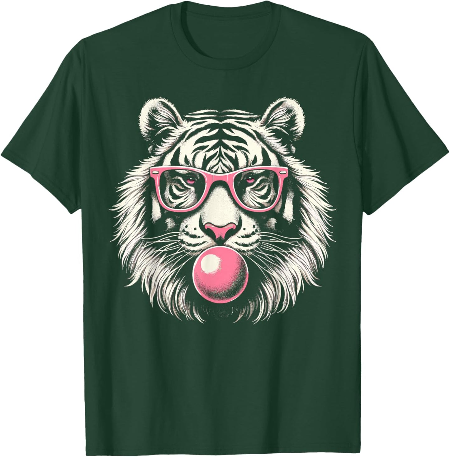 Tiger Face Animal Cute Tiger T-Shirt - T-Shirt | Forest