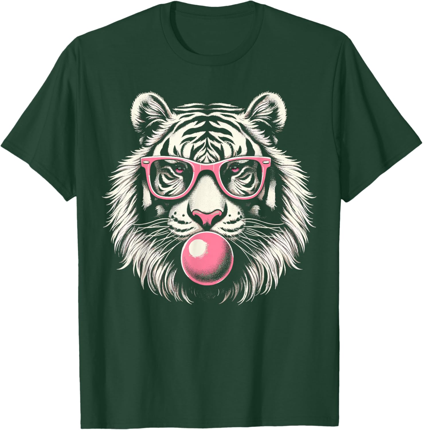 Tiger Face Animal Cute Tiger T-Shirt - T-Shirt | Forest