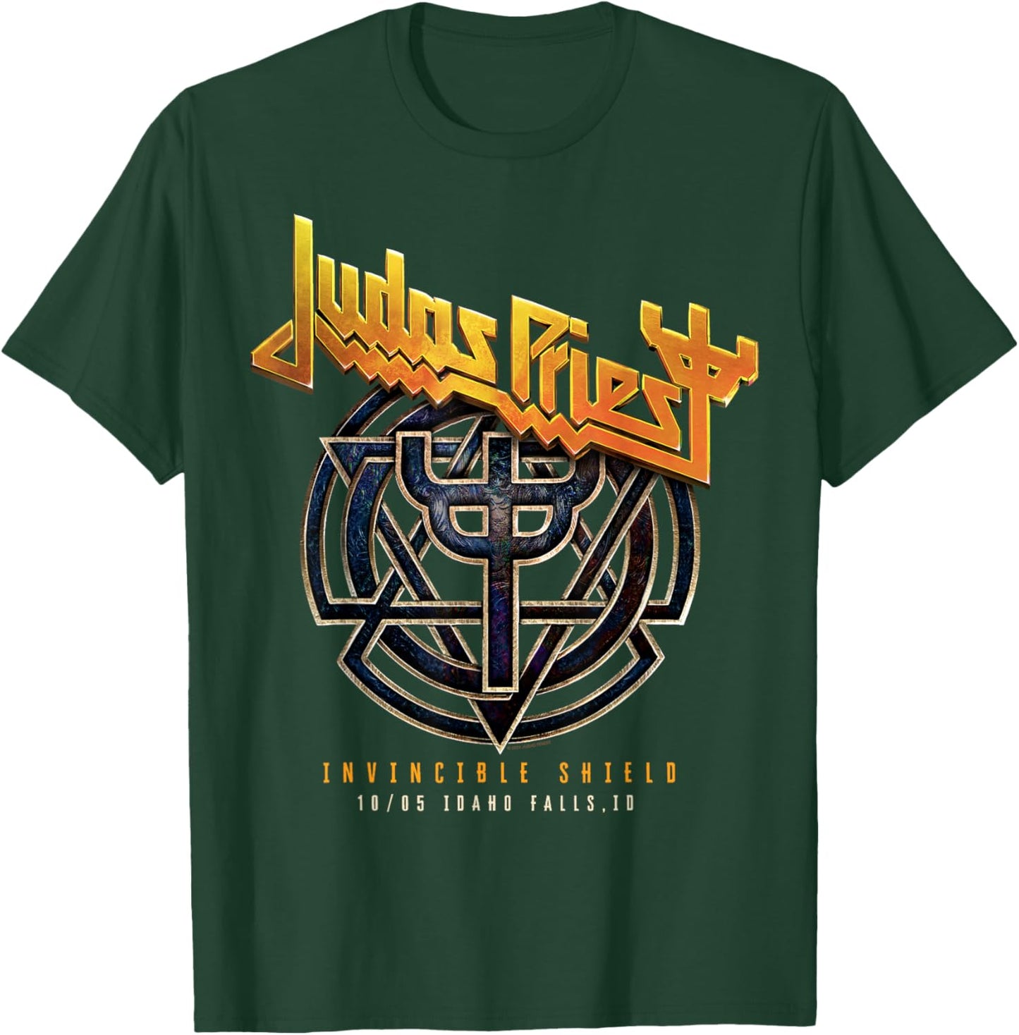 Judas Priest Invincible Shield 2024 Idaho T-Shirt - T-Shirt | Forest