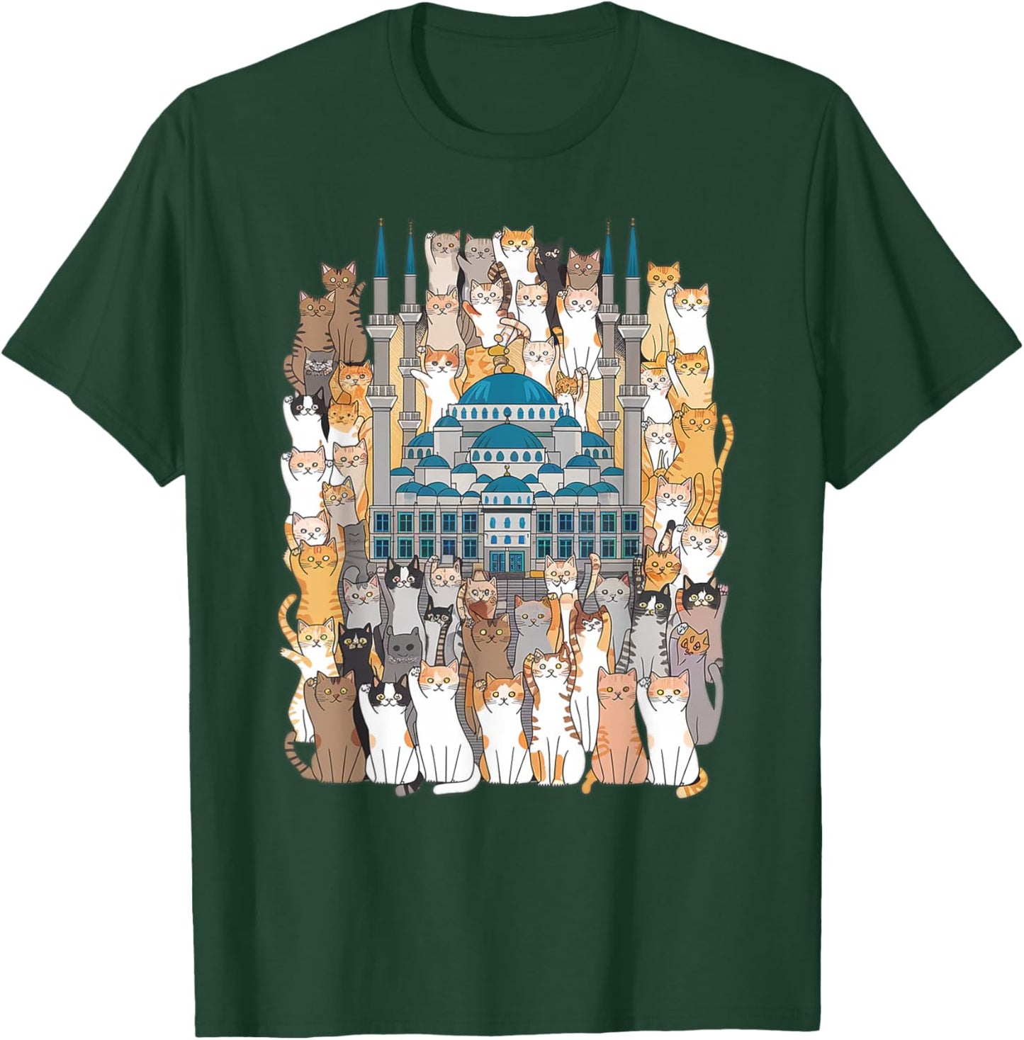Istanbul cat - city of cats turkey travel T-Shirt - T-Shirt | Forest