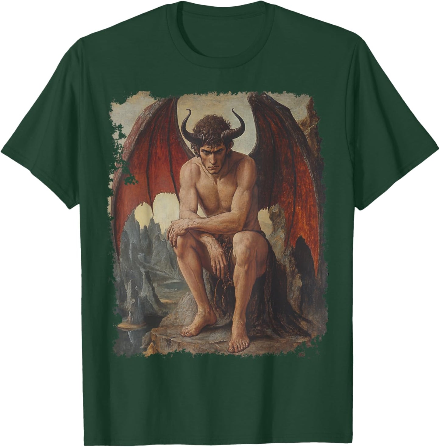Renaissance Art Devil T-Shirt - T-Shirt | Forest