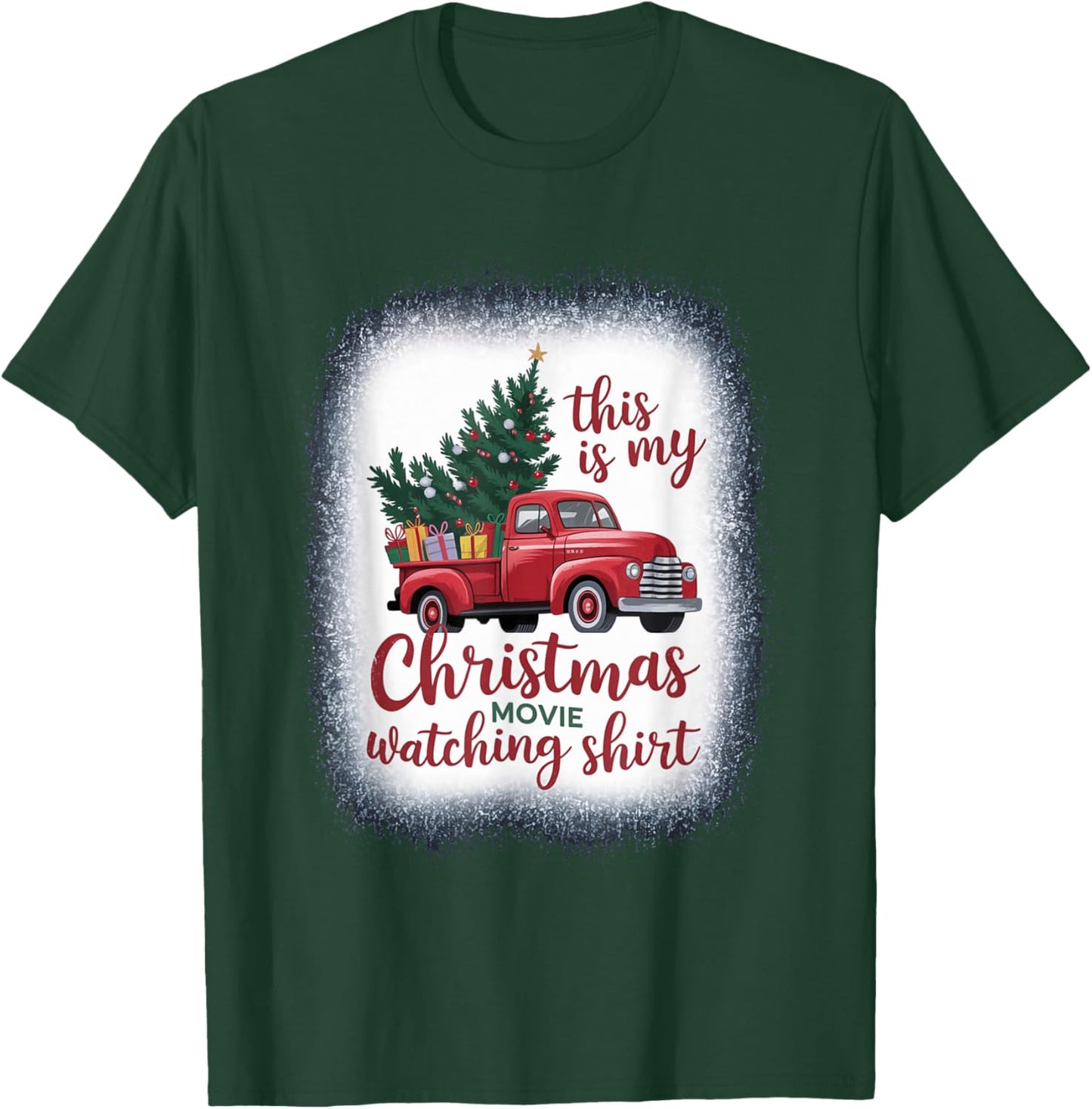 This Is My Christmas Movie Watching T-Shirt - T-Shirt | Forest