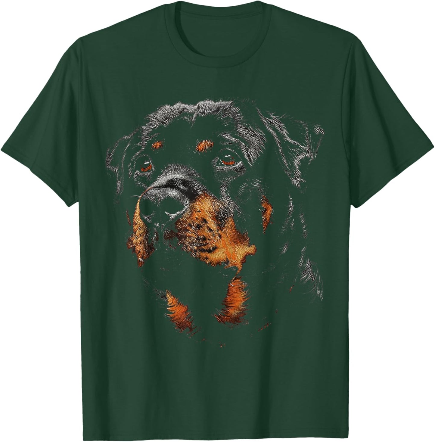 Rottweiler Dog Graphic Pet Illustration Rottweiler Men Women Kids T-Shirt - T-Shirt | Forest