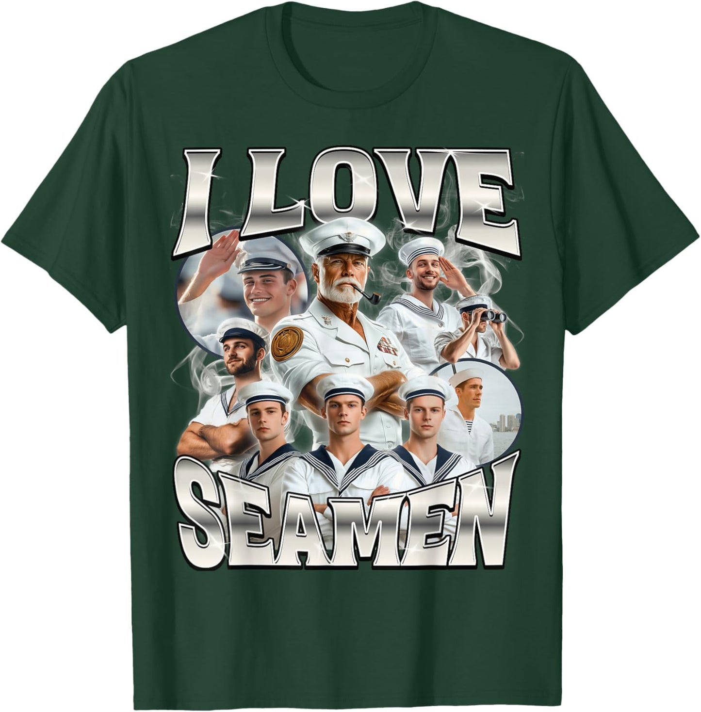 I Love Seamen T-Shirt - T-Shirt | Forest