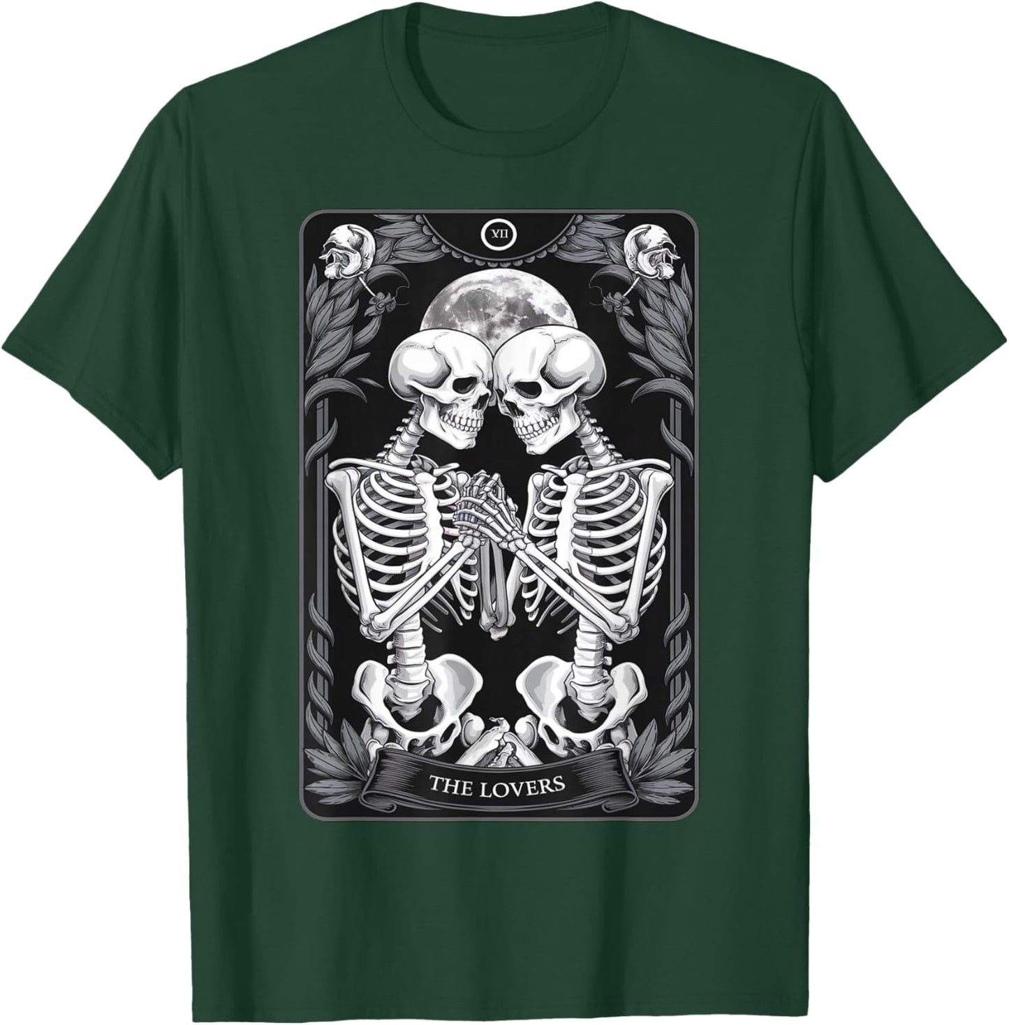 The Lovers Vintage Tarot Card T-Shirt - T-Shirt | Forest