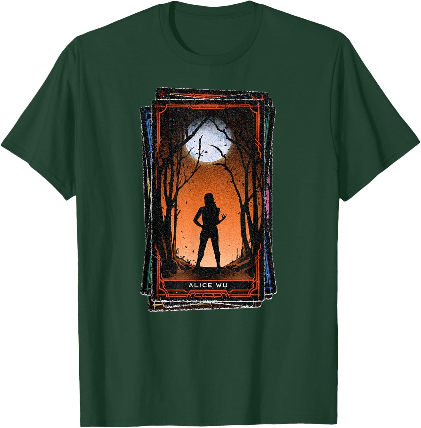 Marvel Agatha All Along Disney+ Alice Wu Tarot Card T-Shirt - T-Shirt | Forest