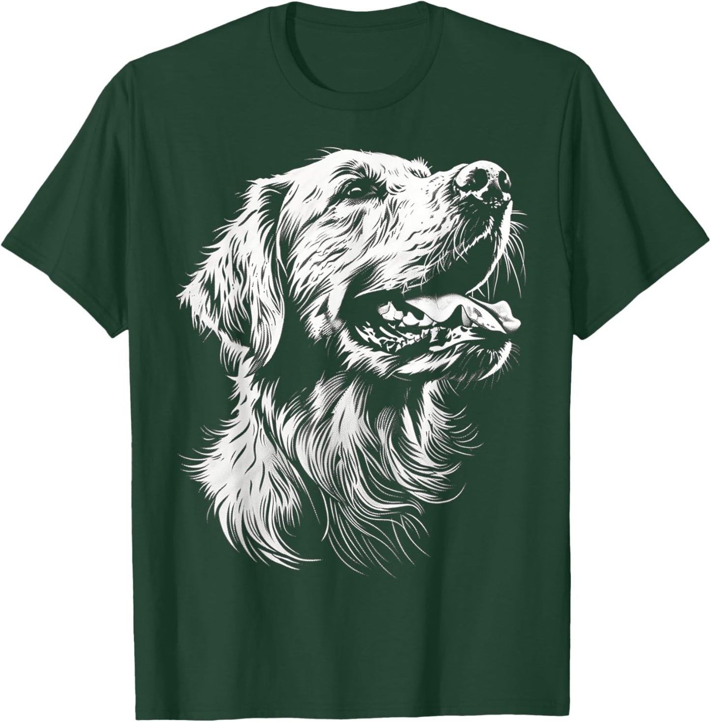 Golden Retriever Dog Graphic Pet Golden Retriever T-Shirt - T-Shirt | Forest
