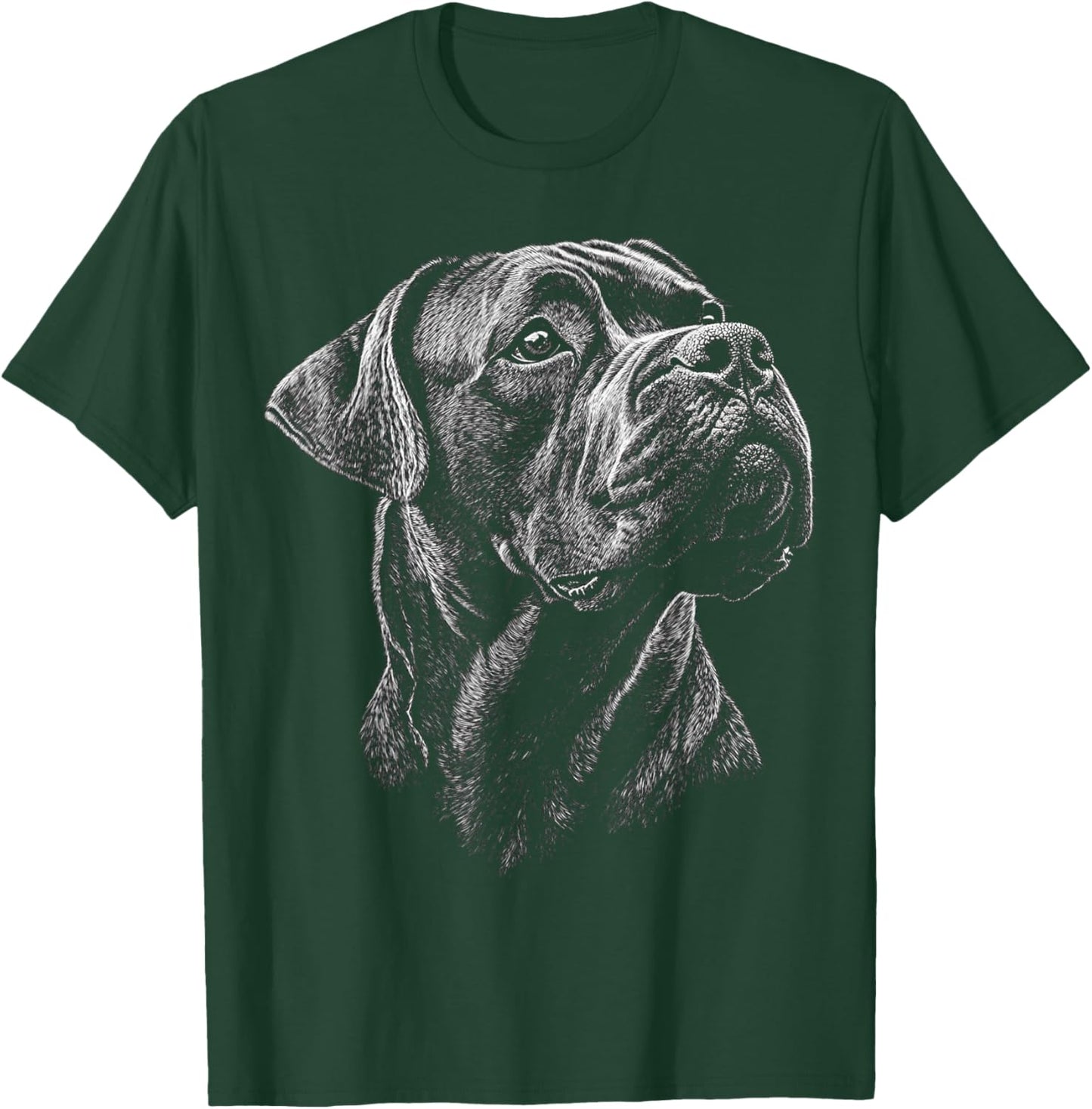 Bullmastiff Dog Motif Pet Artwork Bullmastiff Women Kids T-Shirt - T-Shirt | Forest