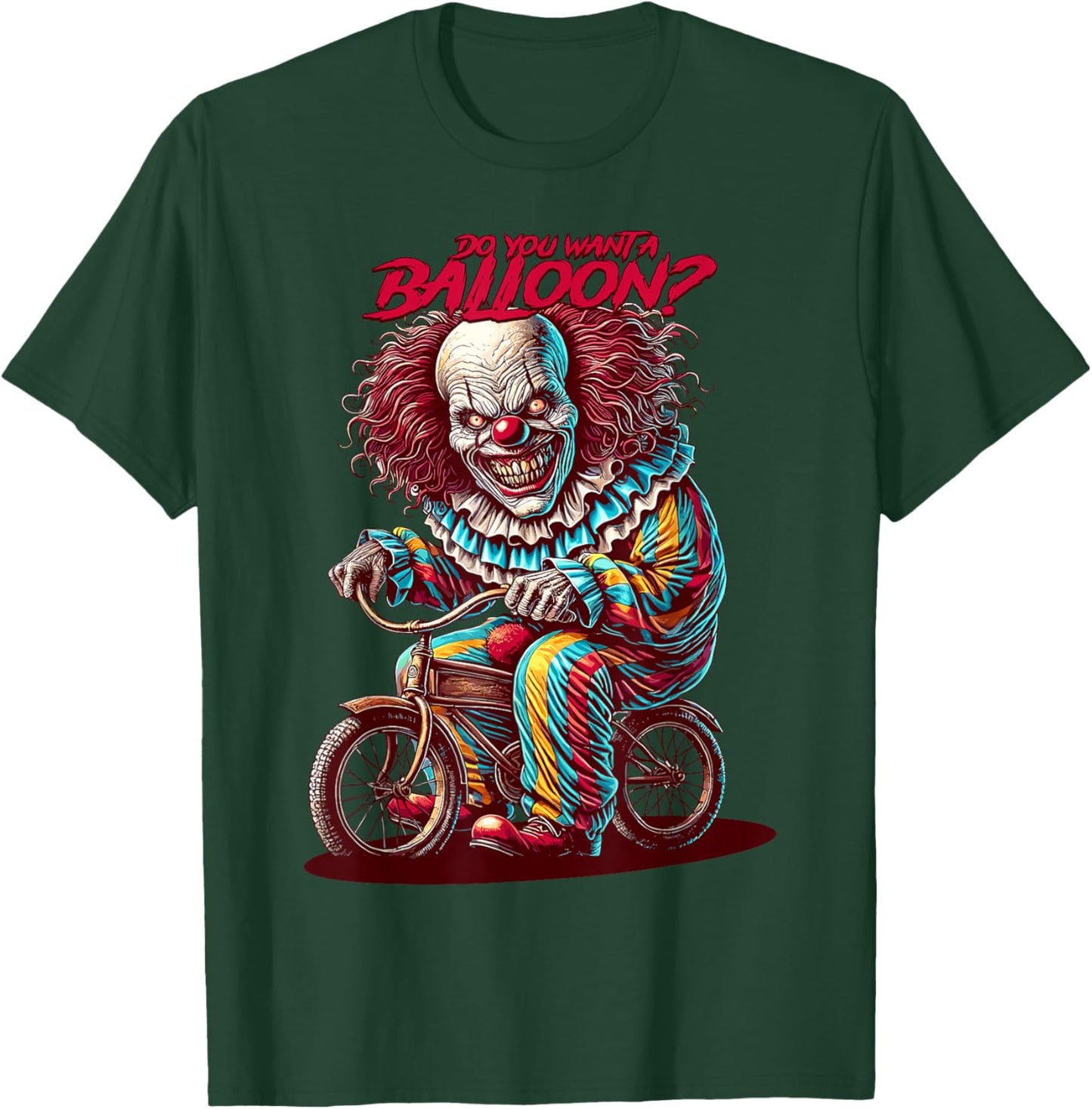 Creepy Horror - Scary clown T-Shirt - T-Shirt | Forest