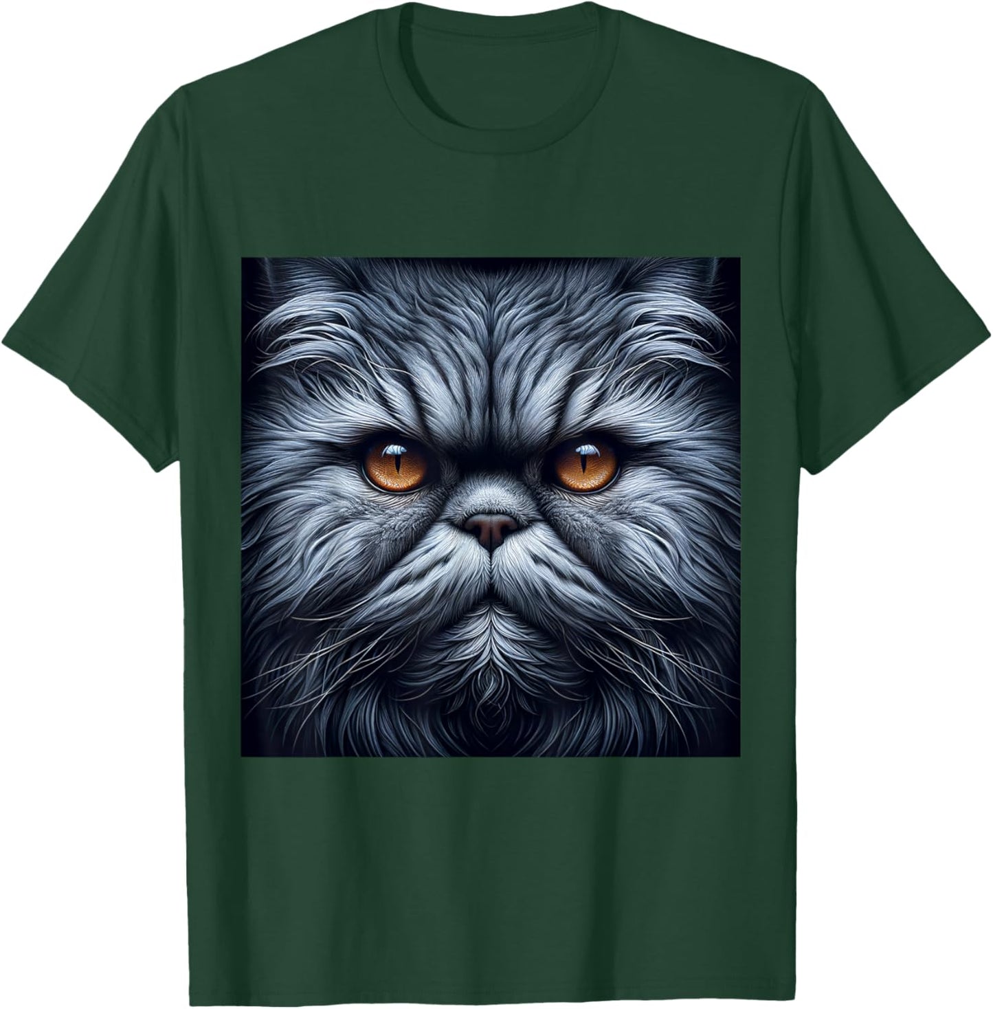 Persian Cat Shirt Cat Face Cute Cat Lover Cat Mom Dad T-Shirt - T-Shirt | Forest