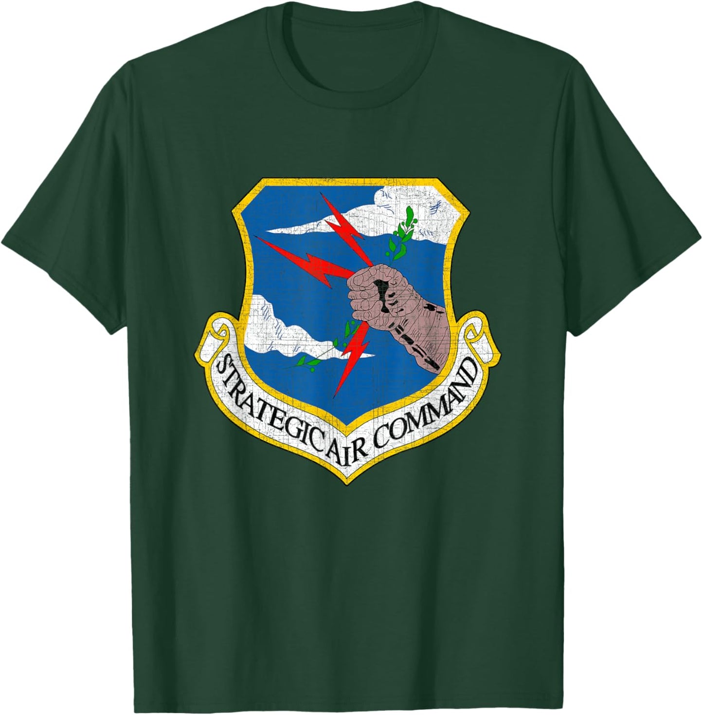 U.S.A.F Strategic Air Command SAC Veteran Vintage Gifts T-Shirt - T-Shirt | Forest