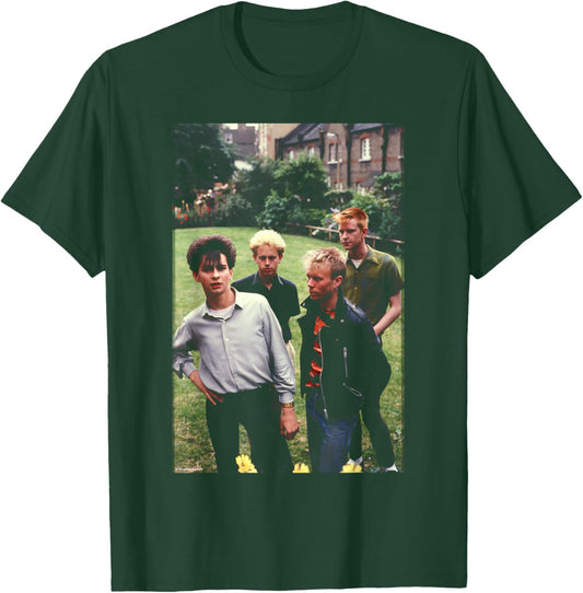 Depeche Mode 80s Band Portrait by Virginia Turbett T-Shirt - T-Shirt | Forest