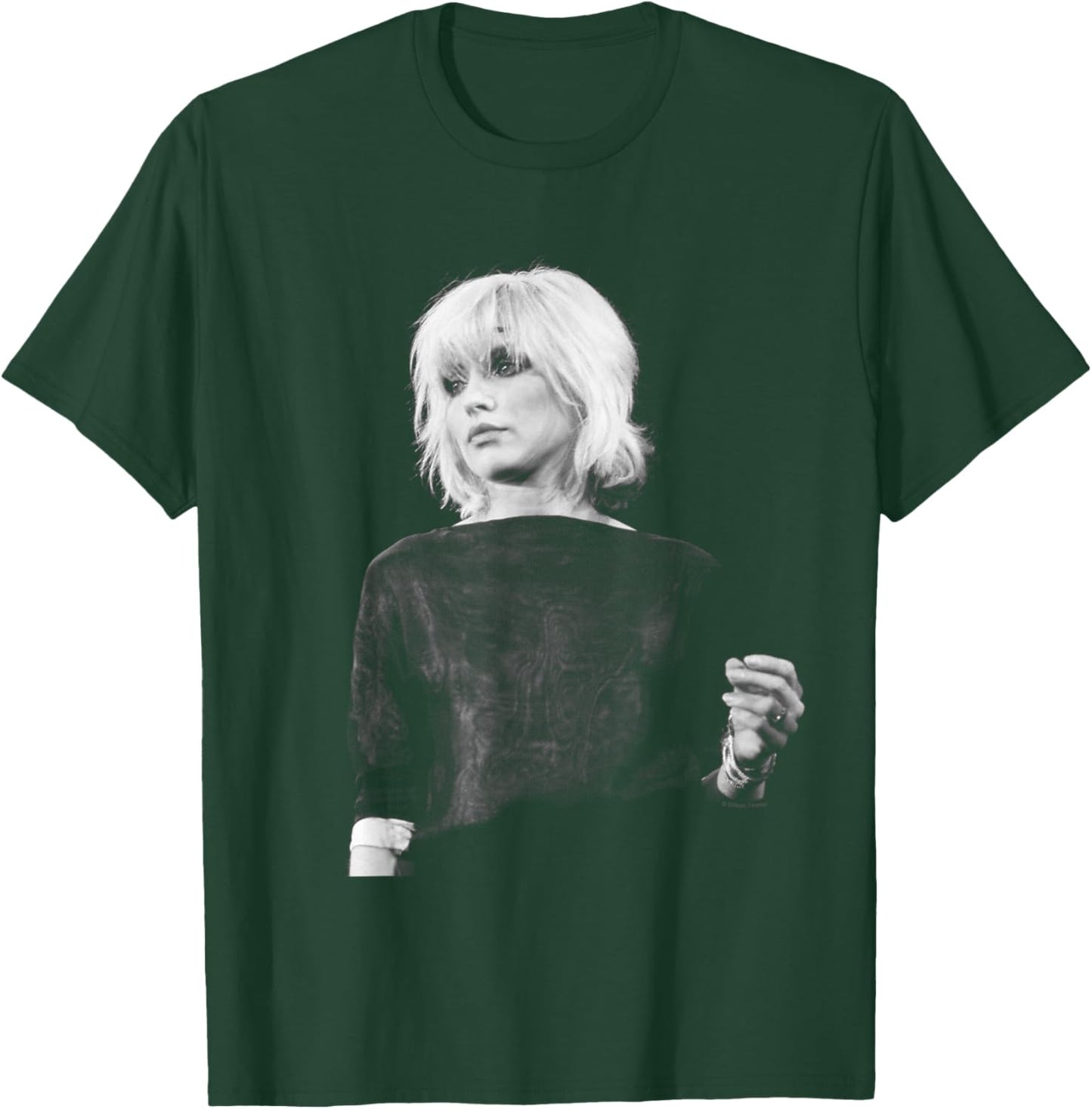 Blondie Debbie Harry On Stage by Simon Fowler T-Shirt - T-Shirt | Forest