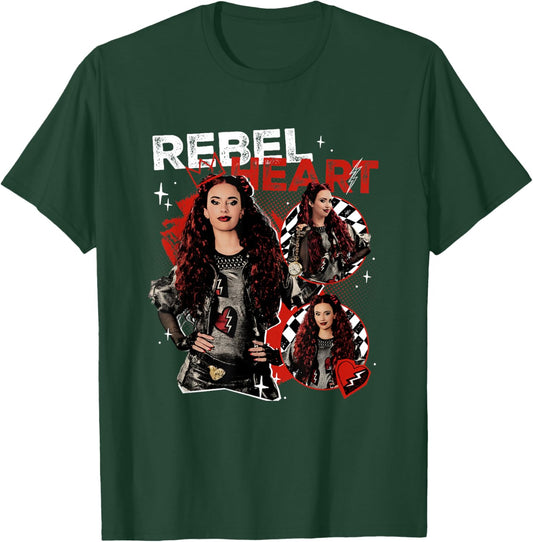 Disney Descendants: The Rise of Red Rebel at Heart Big Logo T-Shirt - T-Shirt | Forest
