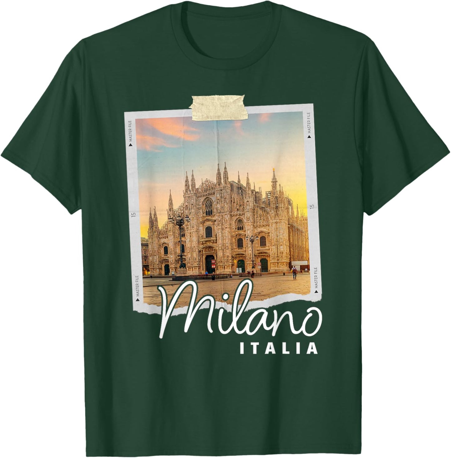Milan Cathedral Italy Souvenir Duomo di Milano Italian T-Shirt - T-Shirt | Forest