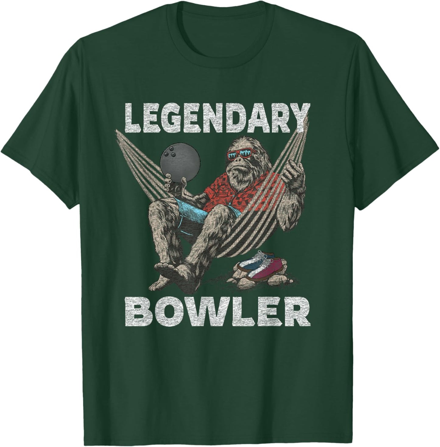 Funny Bowling Bowler Legendary Saying T-Shirt - T-Shirt | Forest