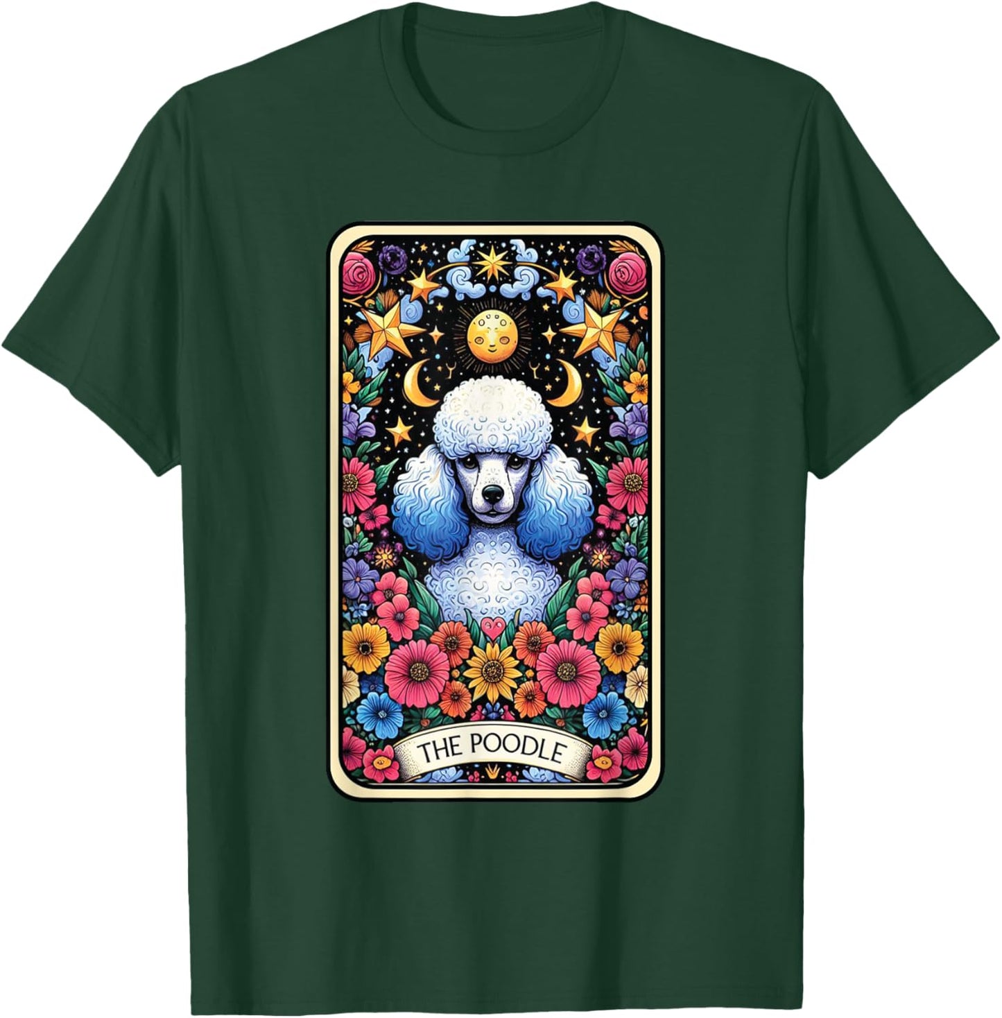 The Poodle Dog Tarot Card T-Shirt - T-Shirt | Forest