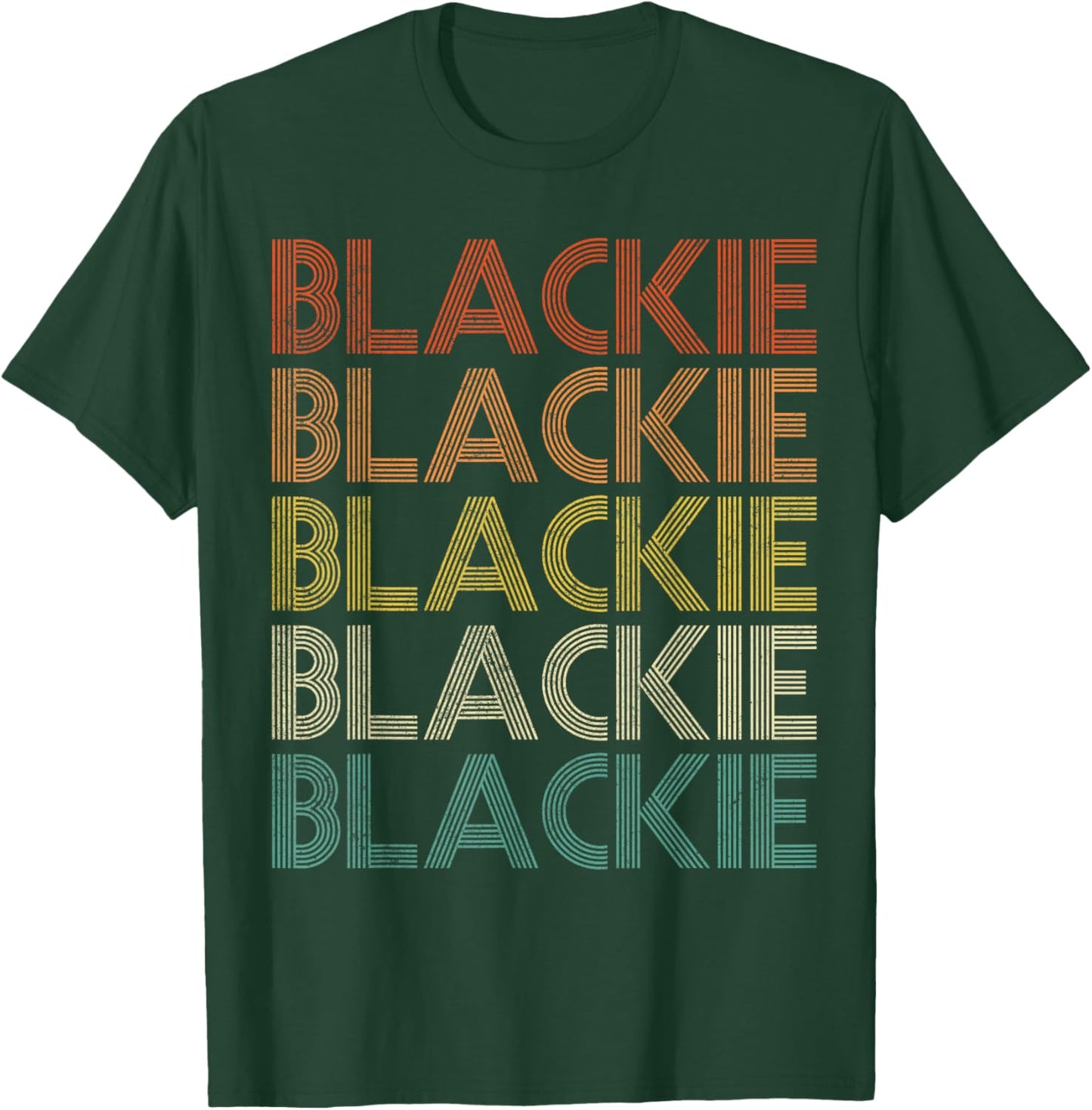 Blackie Vintage Retro T-Shirt - T-Shirt | Forest