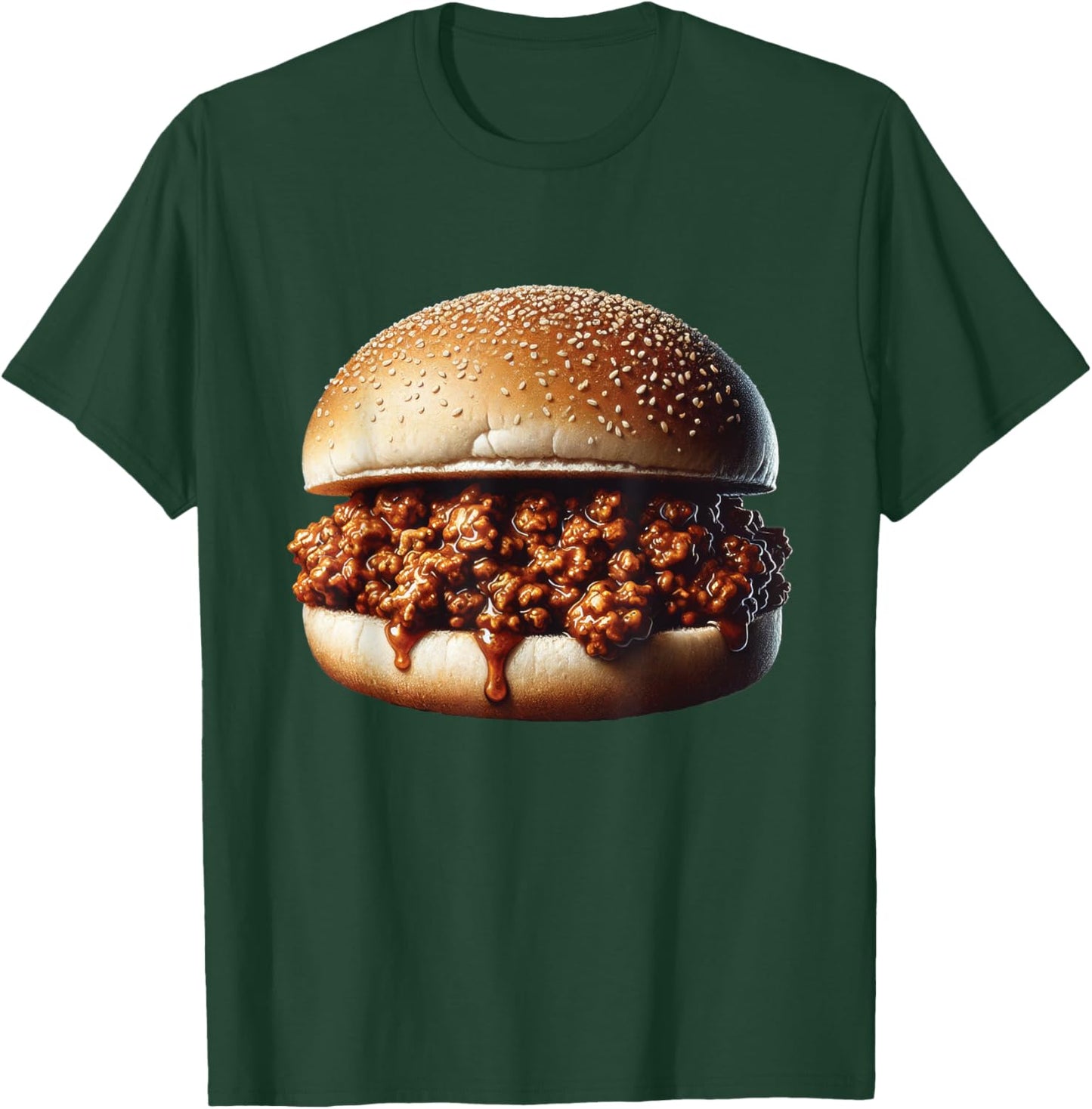 Funny Sloppy Joe Shirt Beef Sandwich Meat Halloween Costume T-Shirt - T-Shirt | Forest