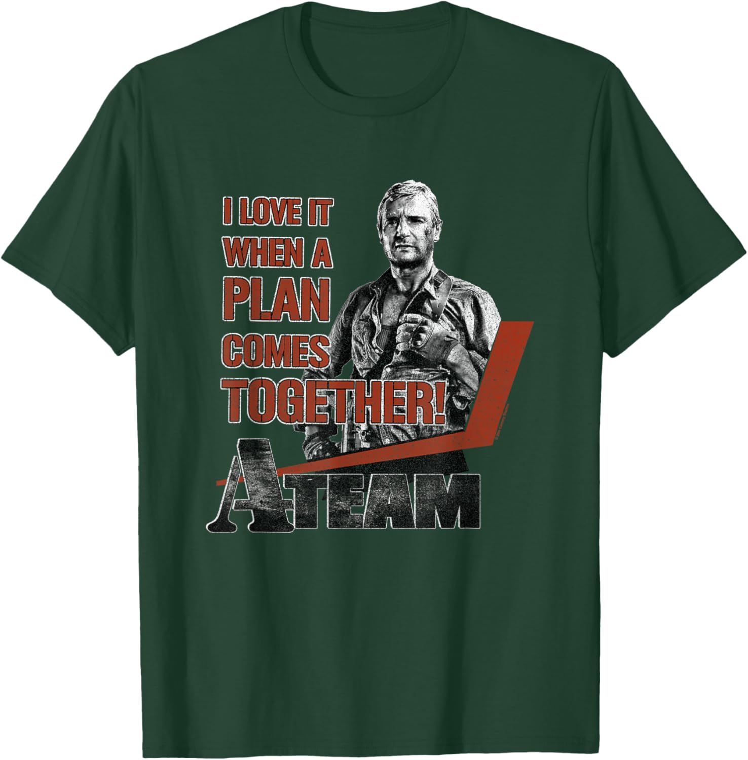 The A-Team Hannibal I love It When A Plans Comes Together! T-Shirt - T-Shirt | Forest