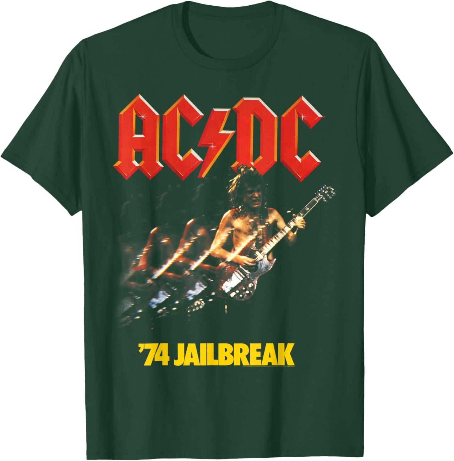 AC/DC - '74 Jailbreak T-Shirt - T-Shirt | Forest