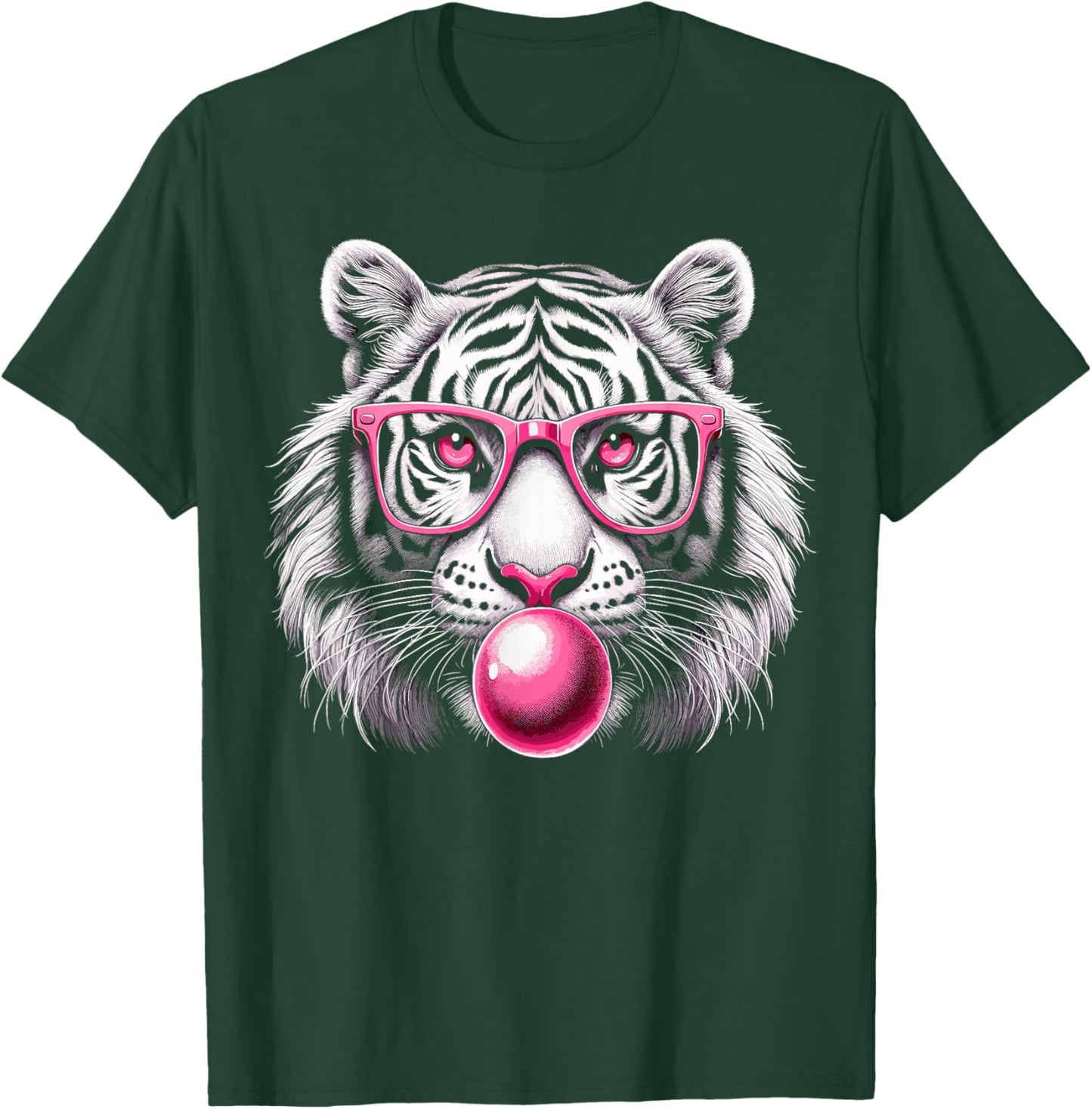 Tiger Wild Animal Cute Tiger T-Shirt - T-Shirt | Forest