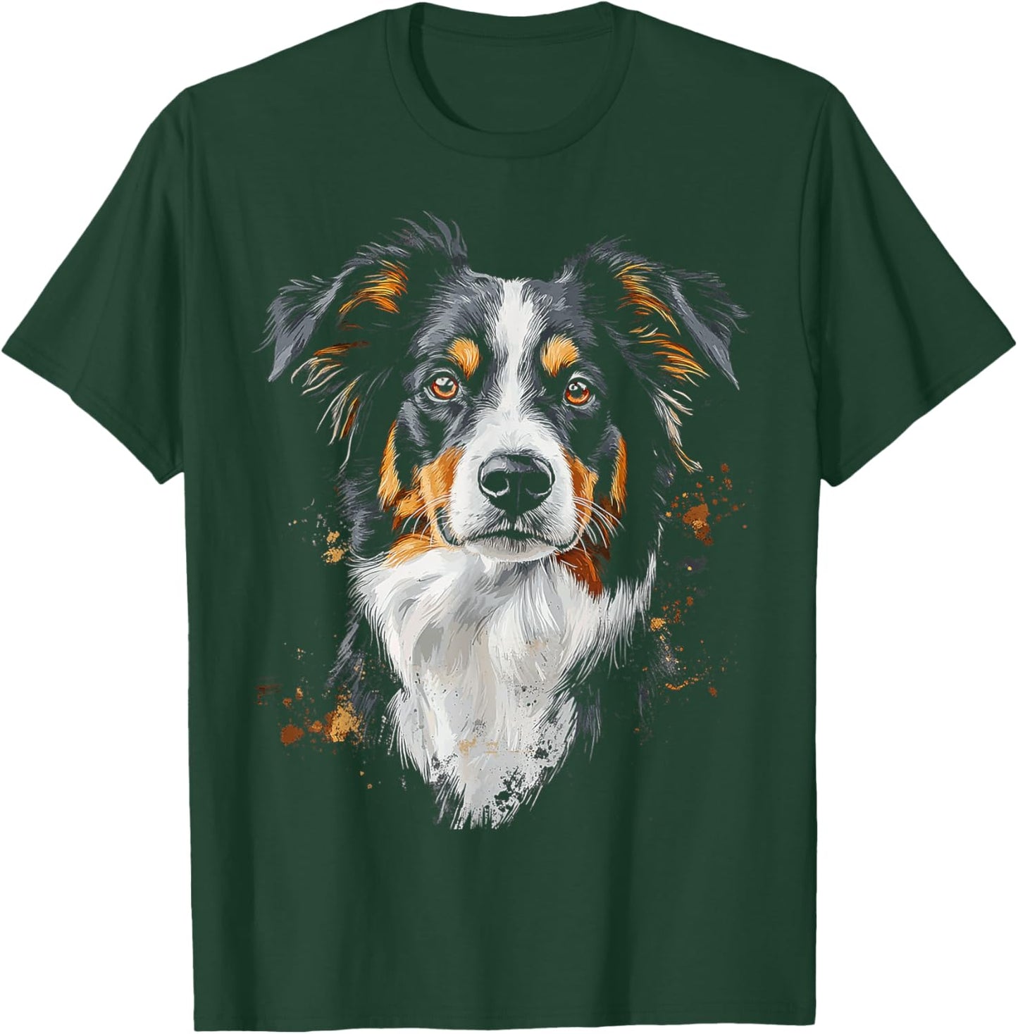 Australian Shepherd Dog Graphic Pet Australian Shepherd T-Shirt - T-Shirt | Forest