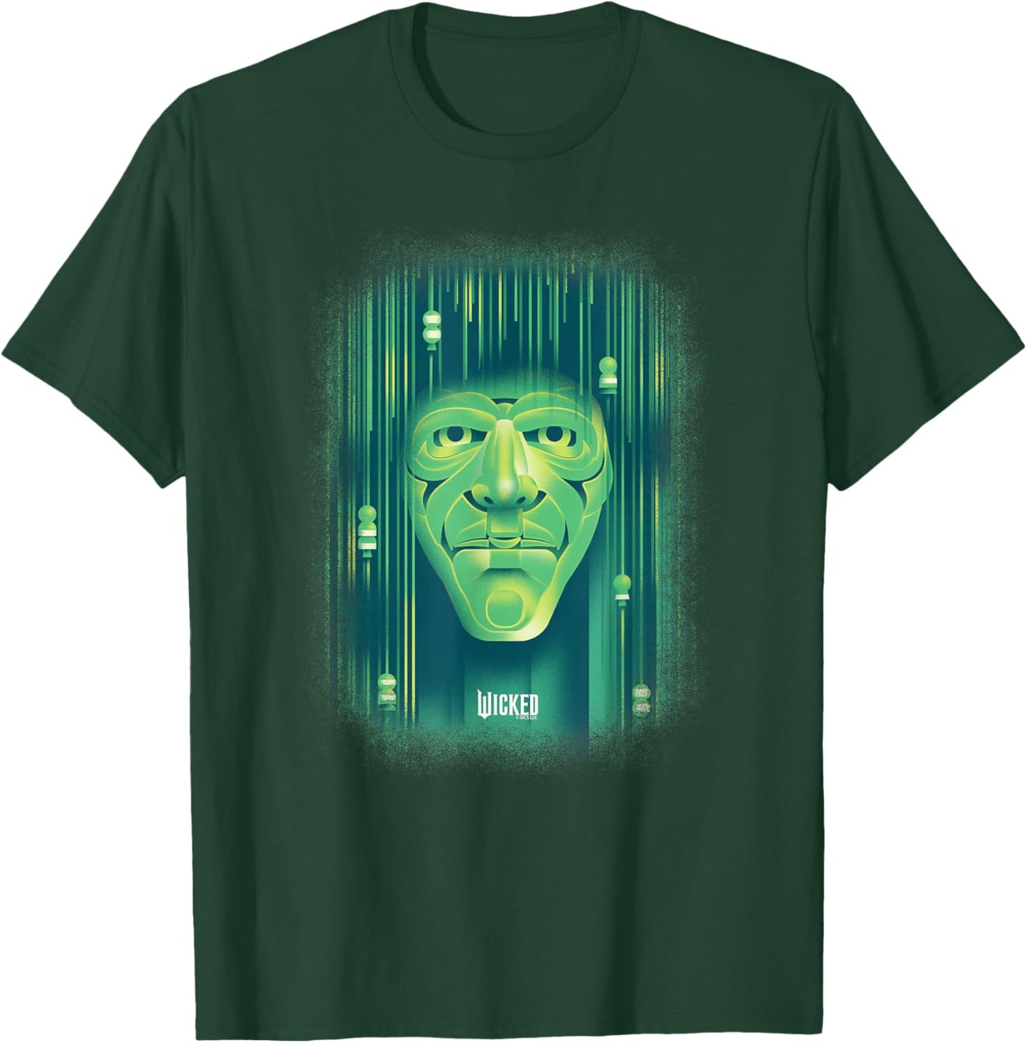 Wicked Wizard Face Emerald City T-Shirt - T-Shirt | Forest