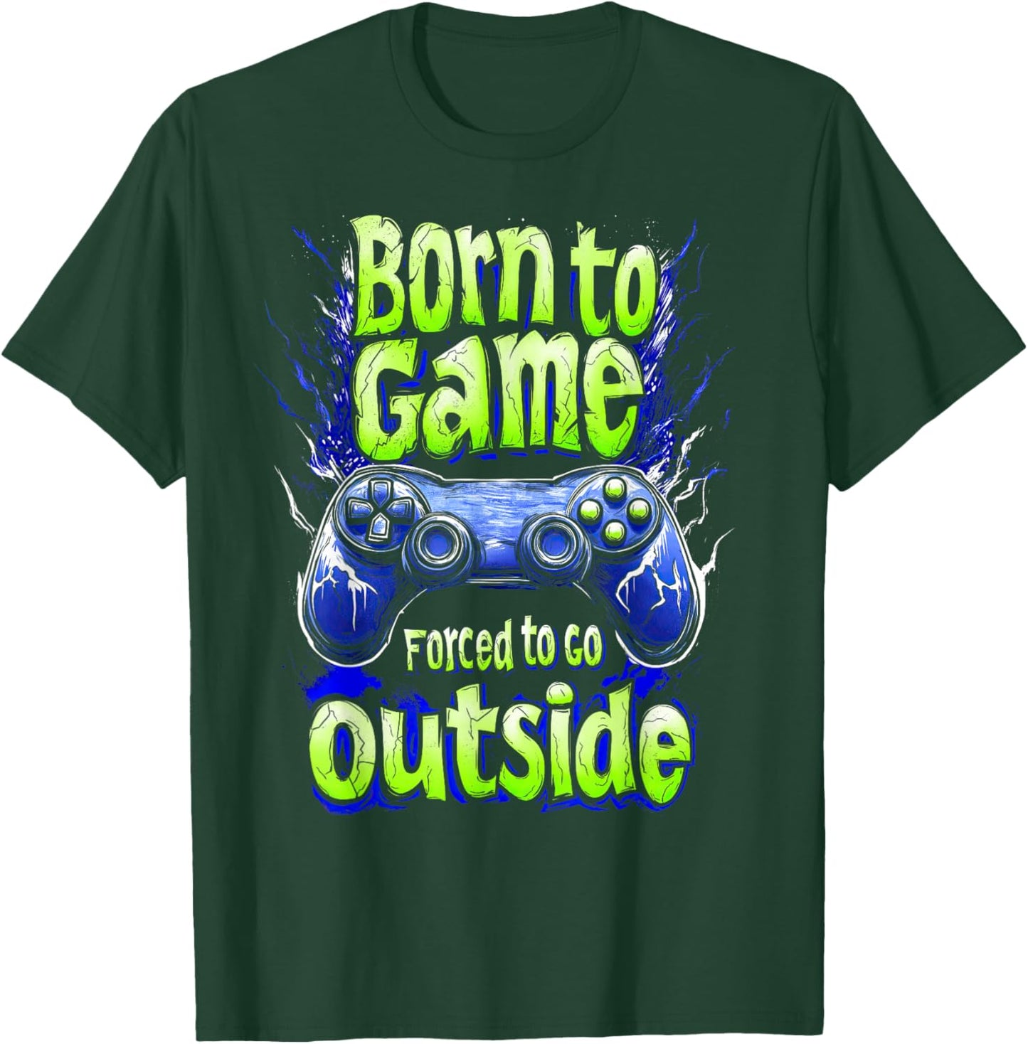 Funny Gaming for Kids Boys Teens Video Gamer T-Shirt - T-Shirt | Forest