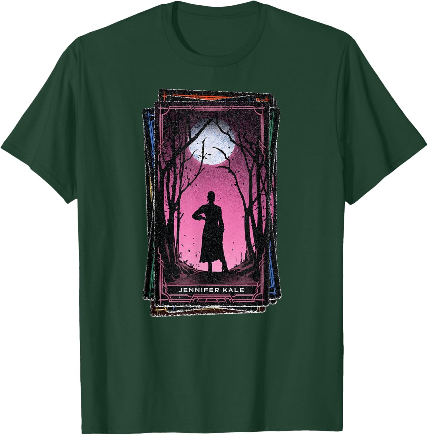 Marvel Agatha All Along Disney+ Jennifer Kale Tarot Card T-Shirt - T-Shirt | Forest