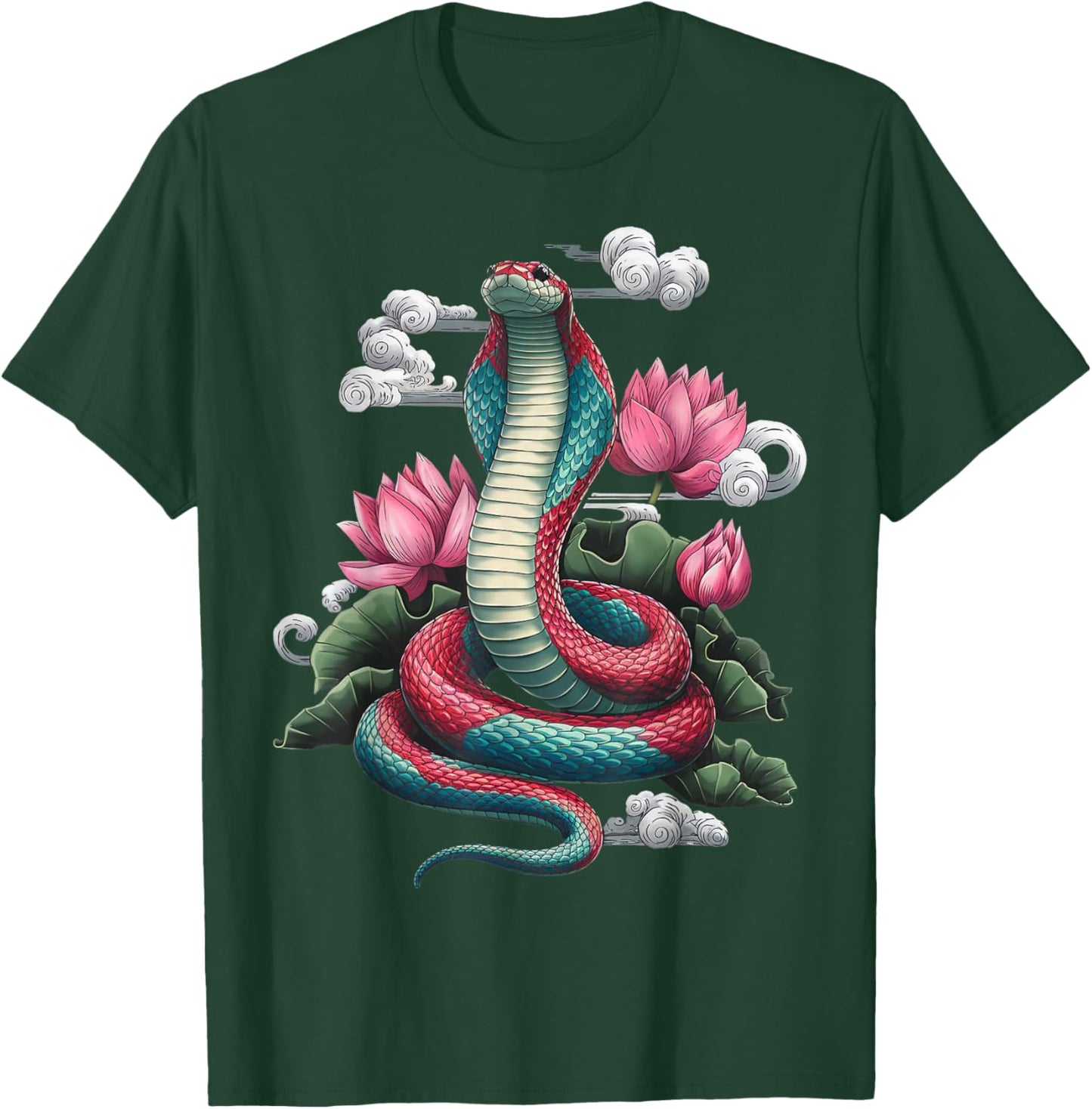 Year Of The Horse 2026 Cool Horse Graphic Art T-Shirt - T-Shirt | Forest