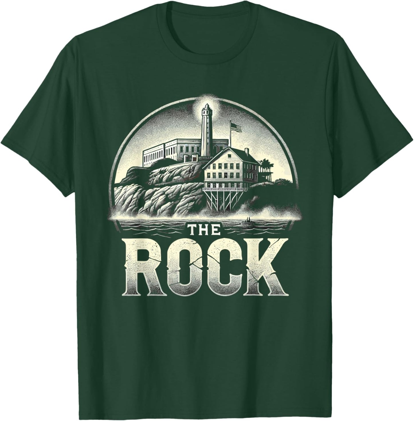 Alcatraz Island Prison History Famous Prison American T-Shirt - T-Shirt | Forest