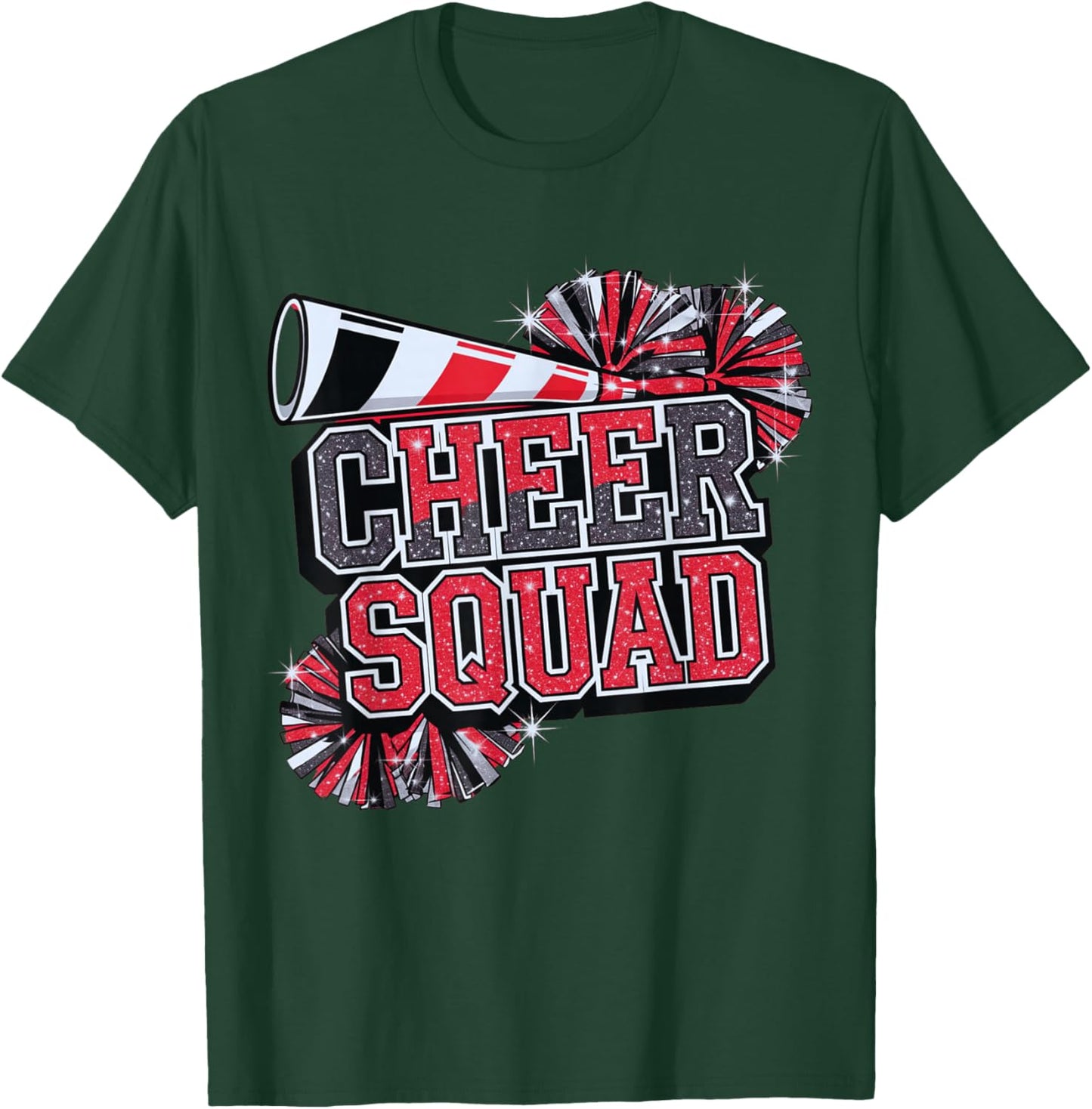 Cheer Squad Funny Cheerleader Cheerleading Crew Apparel men T-Shirt - T-Shirt | Forest