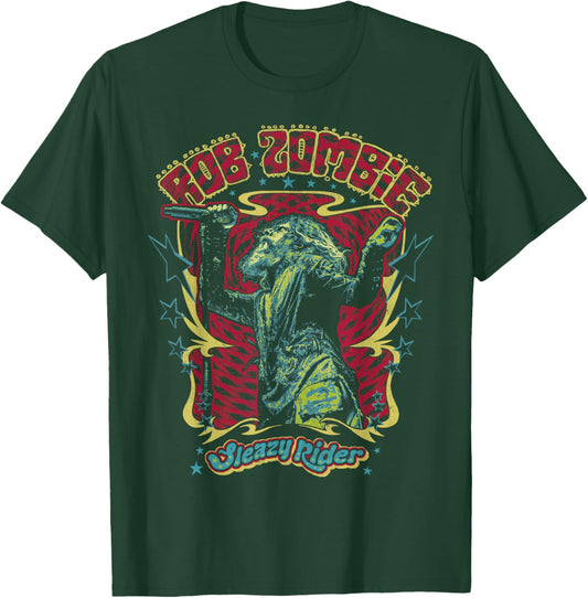 Rob Zombie – 70's Sleazy Rider T-Shirt - T-Shirt | Forest