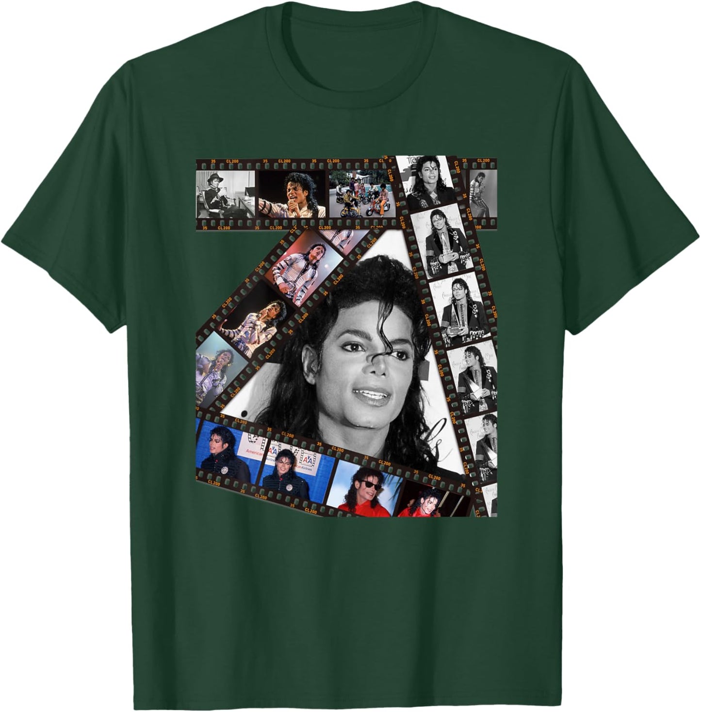 MJ-002_Back Print T-Shirt - T-Shirt | Forest