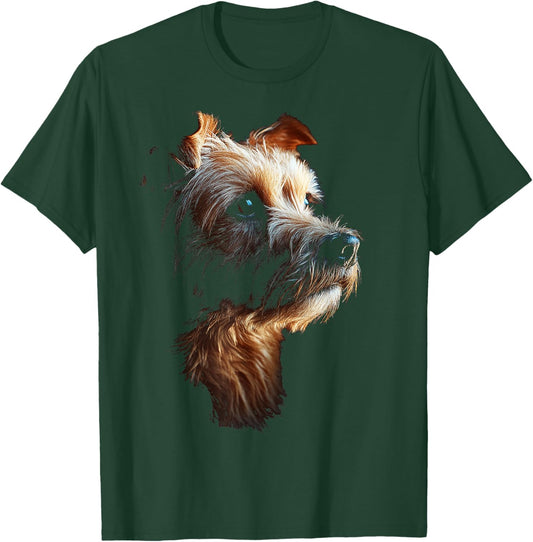 Norfolk Terrier Dog Motif Pet Illustration Norfolk Terrier Women Kids T-Shirt - T-Shirt | Forest