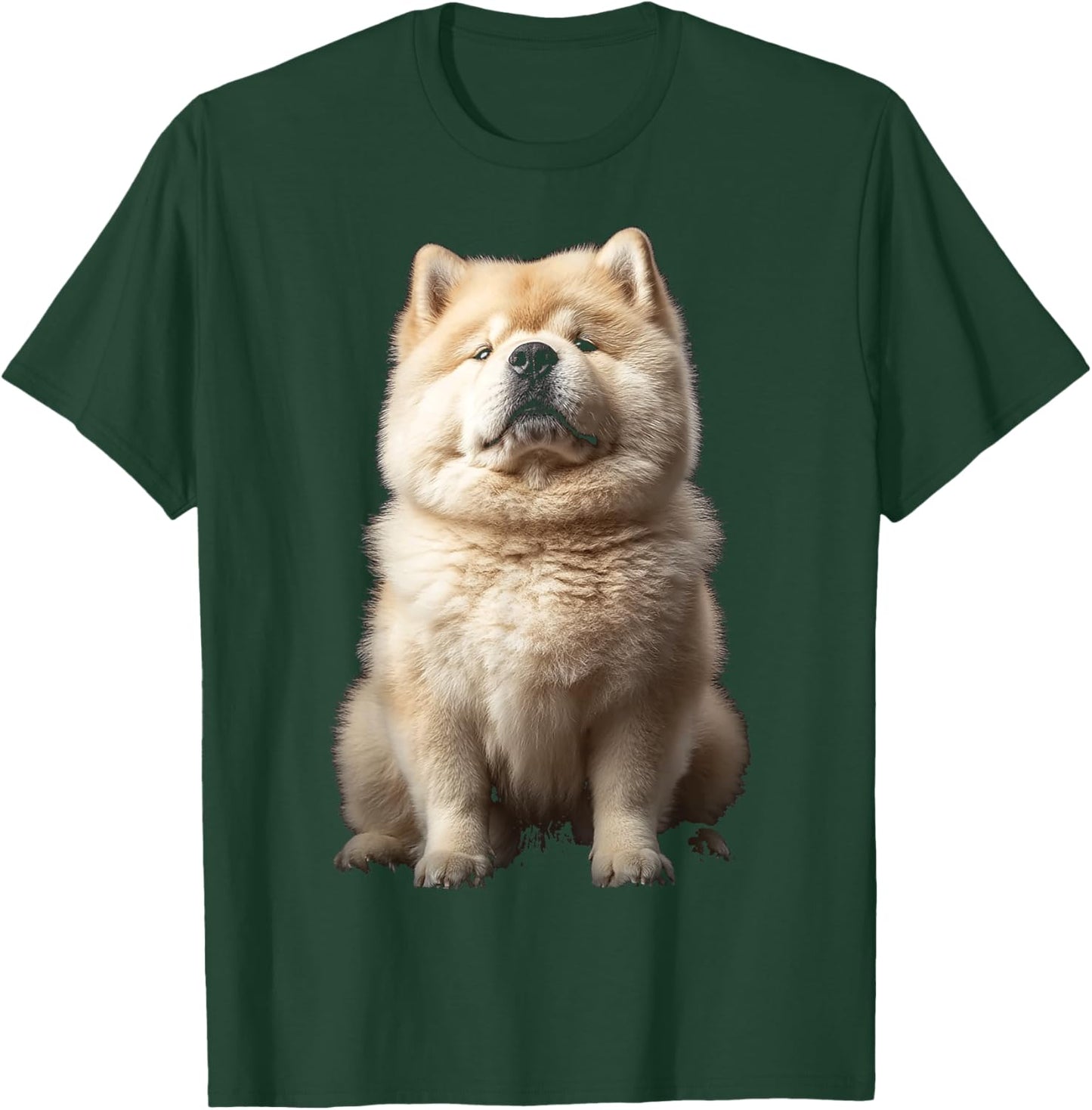 Chow Chow Dog Motif Pet Art Blue Eyes Chow Chow Women Kids T-Shirt - T-Shirt | Forest