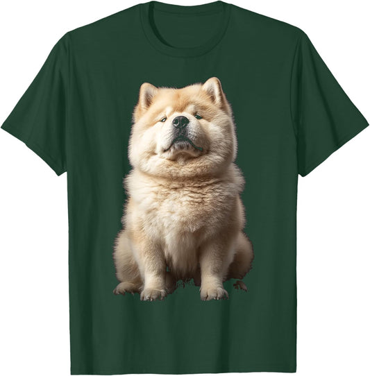 Chow Chow Dog Motif Pet Art Blue Eyes Chow Chow Women Kids T-Shirt - T-Shirt | Forest