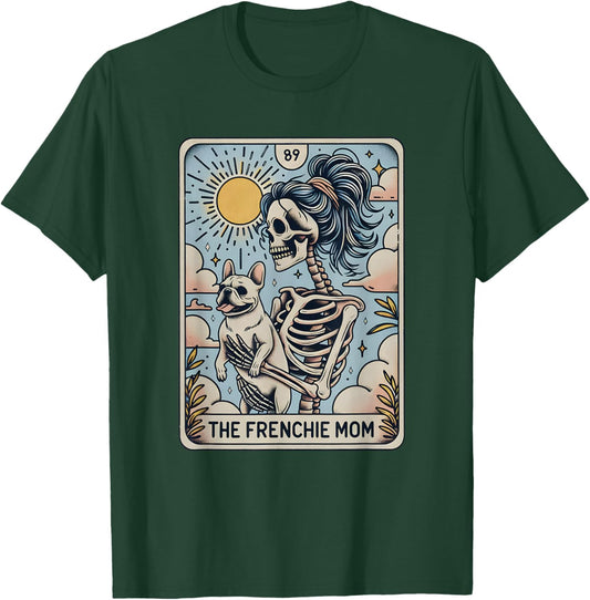French Bulldog Halloween, French Bulldog Skeleton Halloween Men Women T-Shirt - T-Shirt | Forest