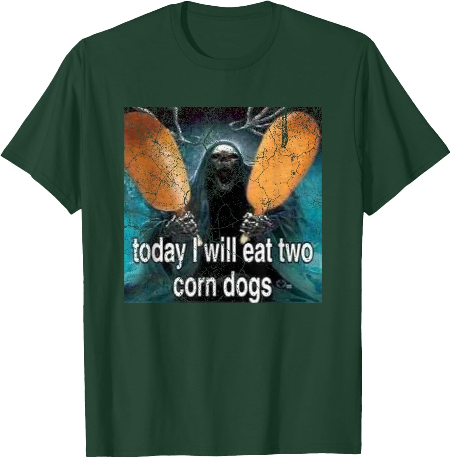 Funny Meme Today I Will Eat Two Corn Dogs T-Shirt - T-Shirt | Forest