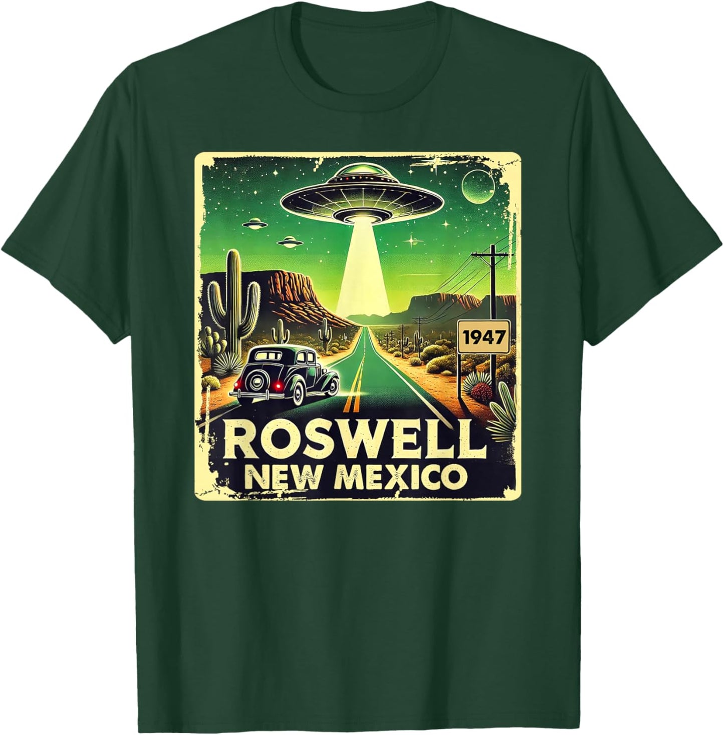 Roswell New Mexico Alien T-Shirt - T-Shirt | Forest