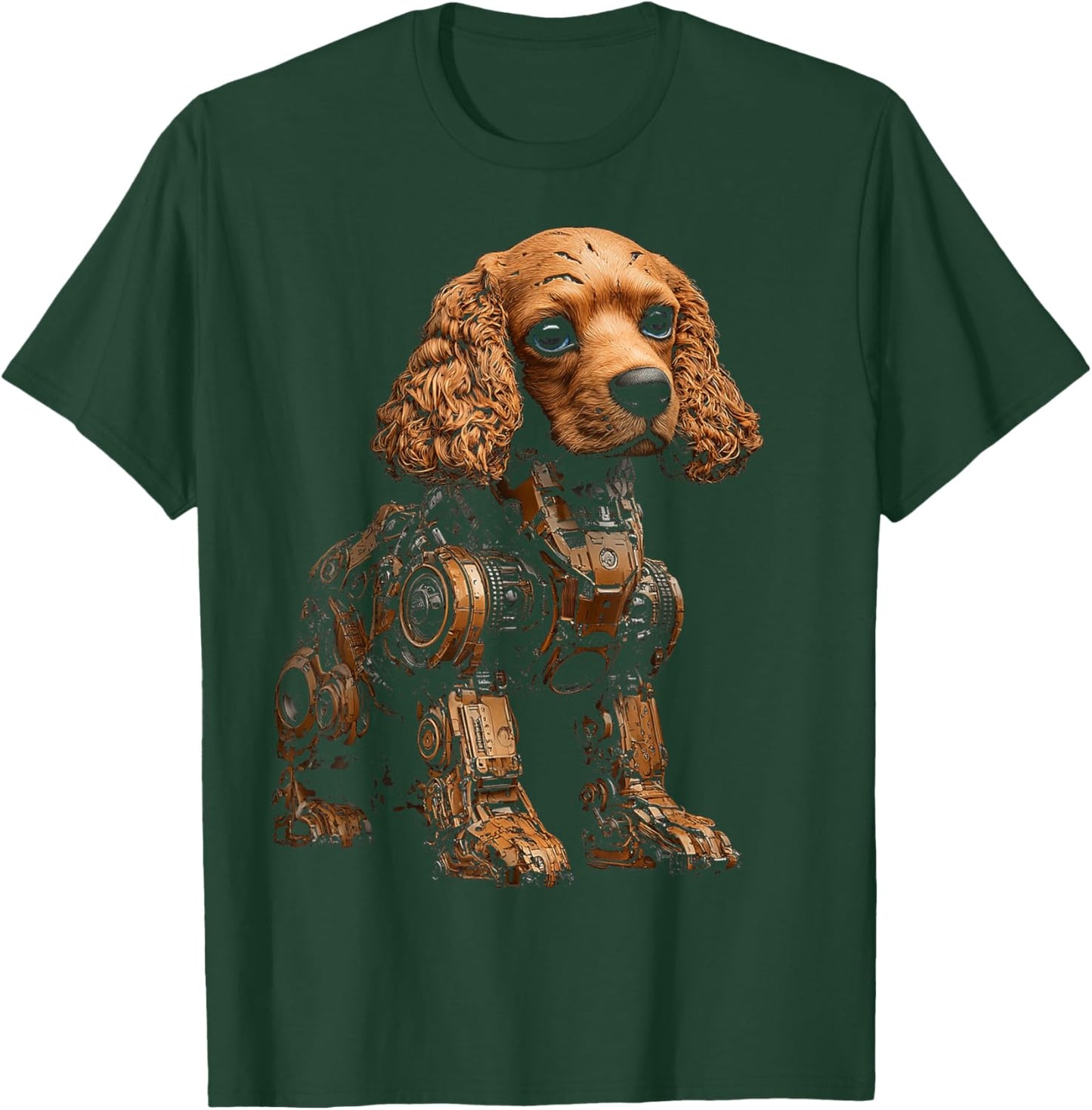 Cocker Spaniel Dog Pet Artwork Blue Eyes Cocker Spaniel Women Kids T-Shirt - T-Shirt | Forest