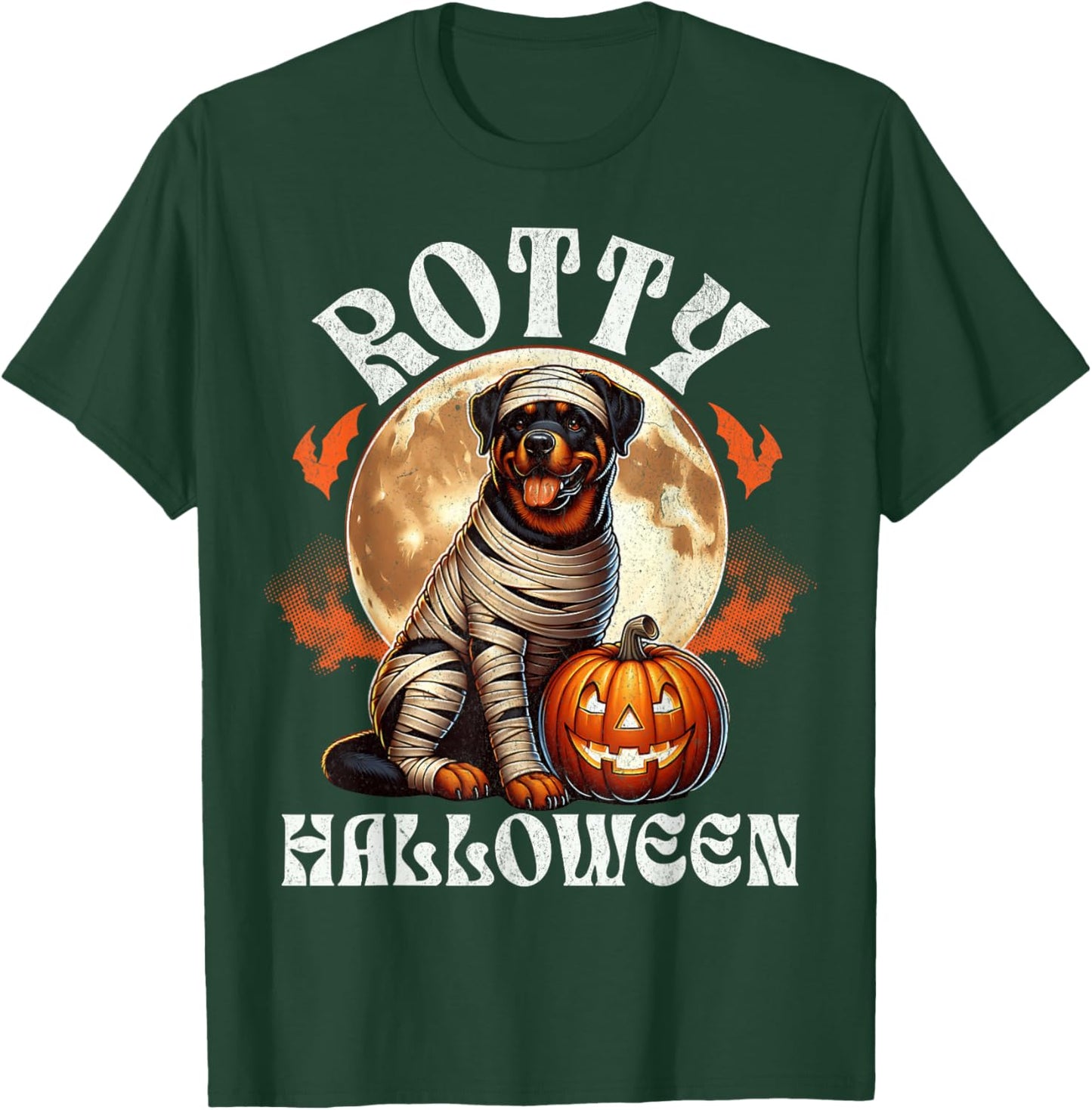 Halloween Costume Rottweiler Halloween Rotty Halloween T-Shirt - T-Shirt | Forest