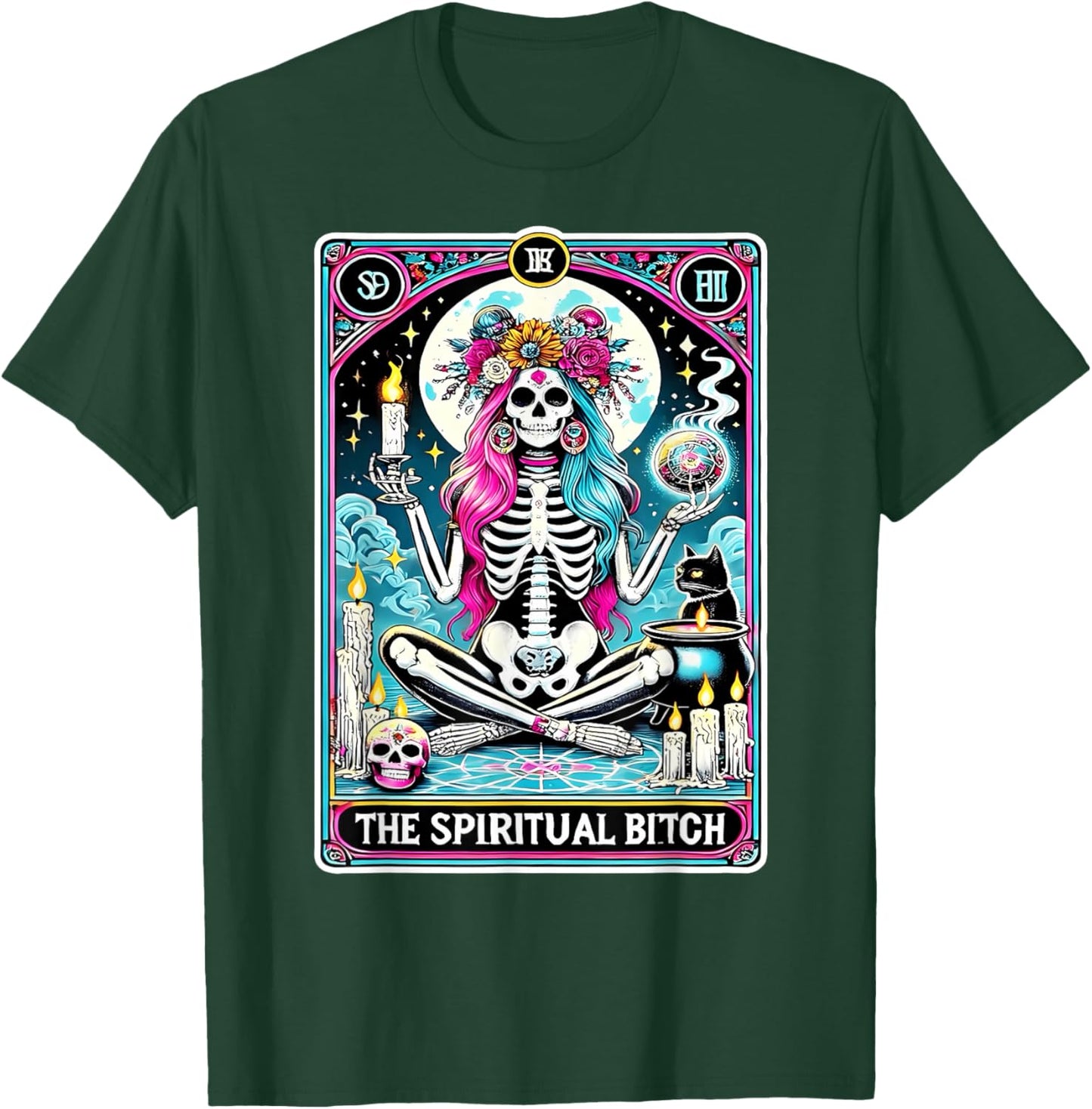 The Spiritual Bitch Tarot Card T-Shirt - T-Shirt | Forest