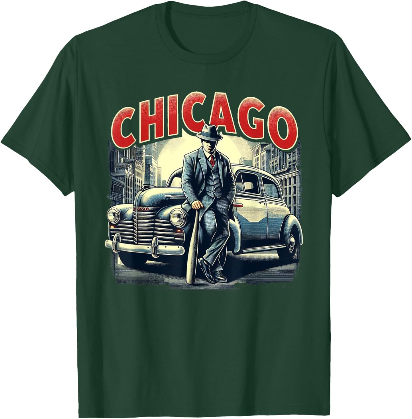 Vintage Chicago T-Shirt - T-Shirt | Forest